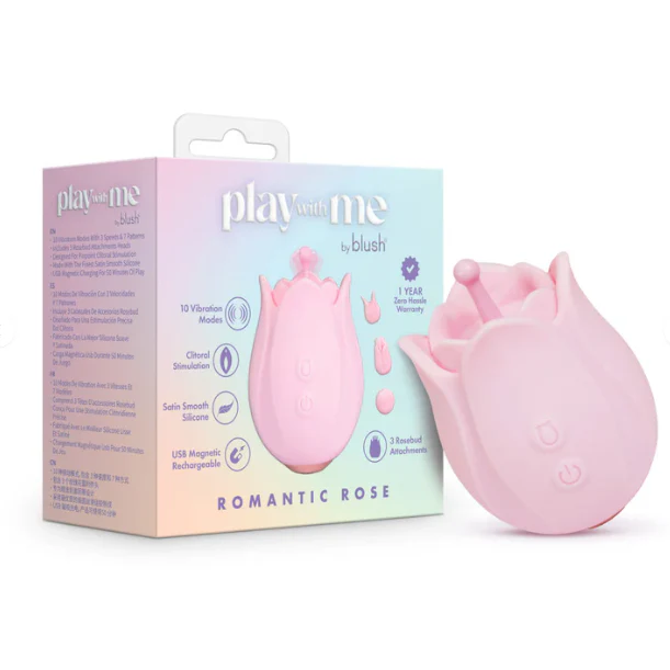 Play With Me Romantic Rose Vibrator by Blush