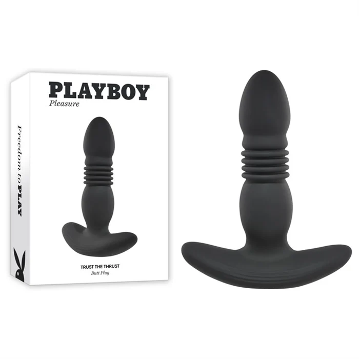 Trust The Thrust Vibrating Anal Plug 5" by Playboy®
