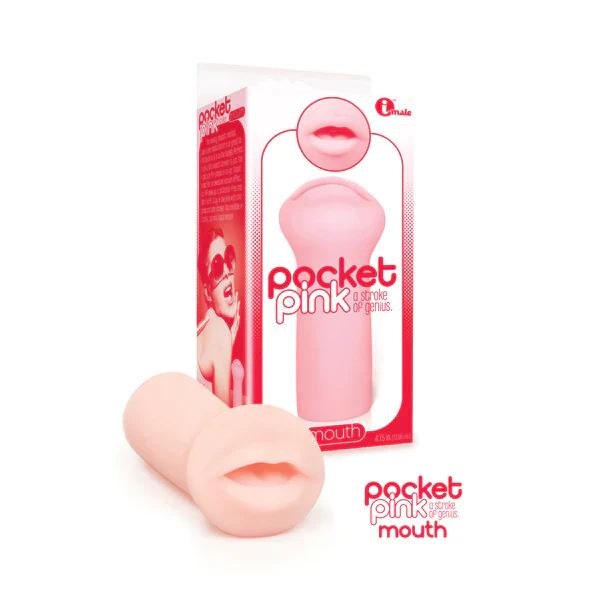 Pocket Pink Mouth Masturbator by Icon