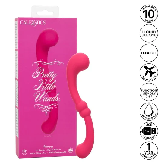 Pretty Little Wands Curvy Vibrator 7" by Cal Exotics