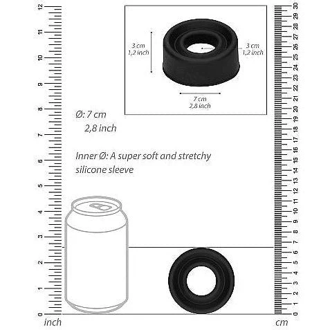 Pumped Silicone Pump Sleeve Med by Shots - Image 2