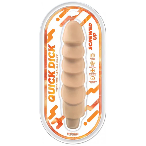 Quick Dick Screwed Up Vibrator by Hott Products