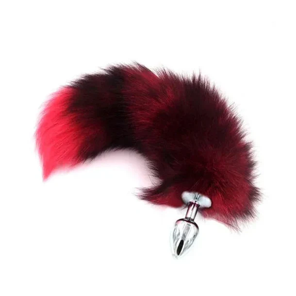 Real Fox Tail Anal Plug Large by XR - Image 2