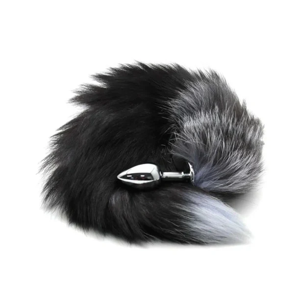 Real Fox Tail Anal Plug Large by XR - Image 4