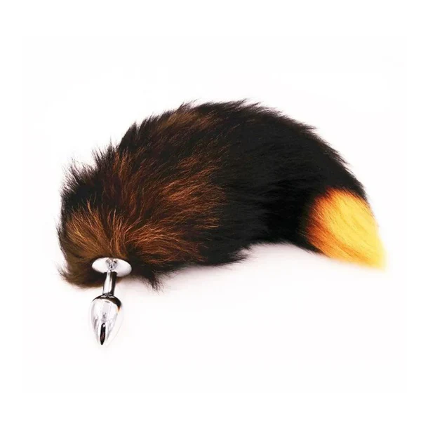 Real Fox Tail Anal Plug Small by XR - Image 2
