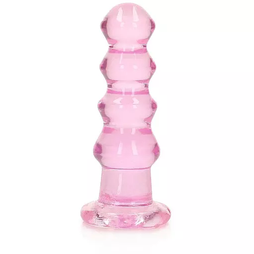 Realrock Crystal Clear Curvy Anal Plug 5.5" by Shots - Image 2