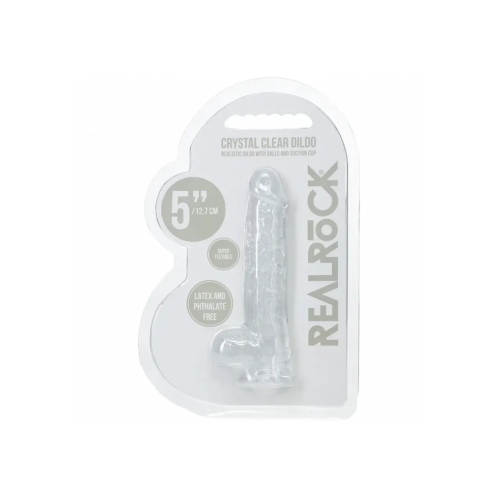 Realrock Realistic Dildo with Balls 5" by Shots - Image 2