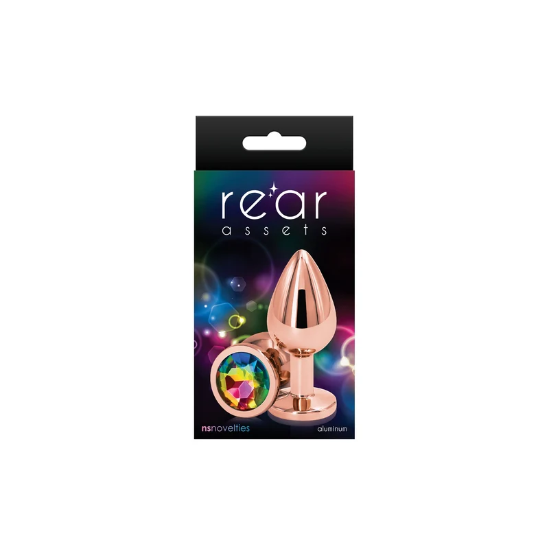 Rear Assets Aluminum Anal Plug Circle Medium by NS Novelties - Image 2