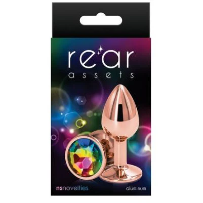 Rear Assets Aluminum Anal Plug Circle Small by NS Novelties - Image 2