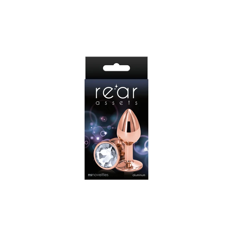 Rear Assets Aluminum Anal Plug Circle Small by NS Novelties - Image 3