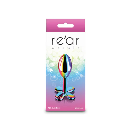 Rear Assets Clover Aluminum Anal Plug by Ns Novelties