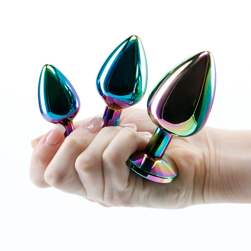Rear Assets Aluminum Trainer Kit Gem Hearts 3pk by NS Novelties - Image 3
