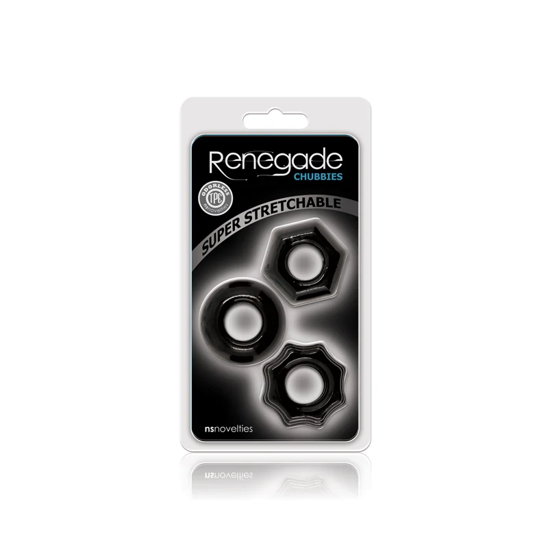 Renegade Chubbies Cock Rings 3pk by NS Novelties - Image 2