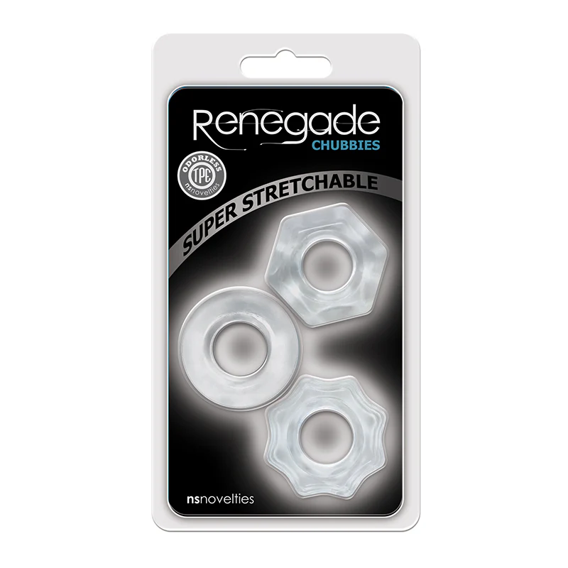 Renegade Chubbies Cock Rings 3pk by NS Novelties - Image 3