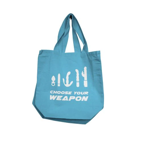 Reusable Bag "Choose Your Weapon" by Nobu
