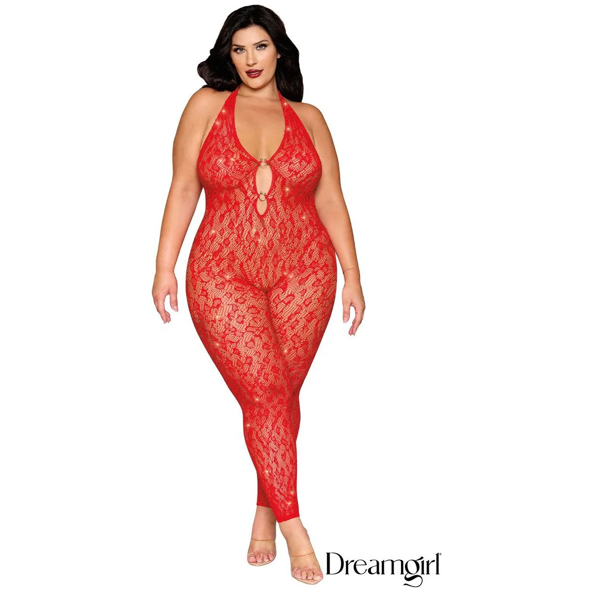 Rhinestone Bodystocking by Dreamgirl - Image 3