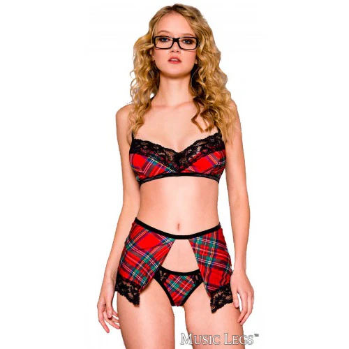 School Nerd School Girl Role Play Costume by Music Legs