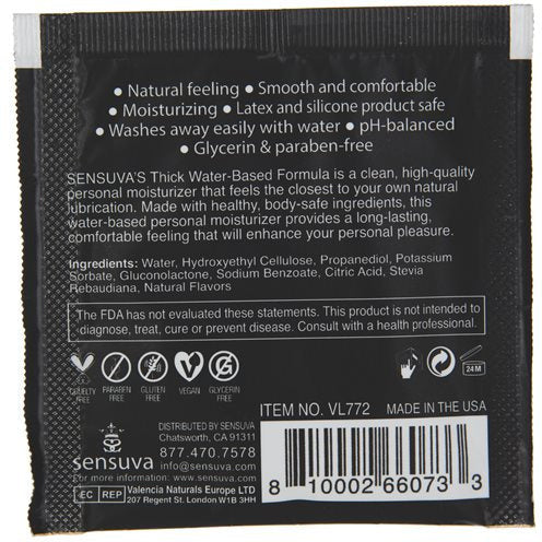 Strawberry Ultra Thick Water Based Flavored Lubricant by Sensuva - Image 2