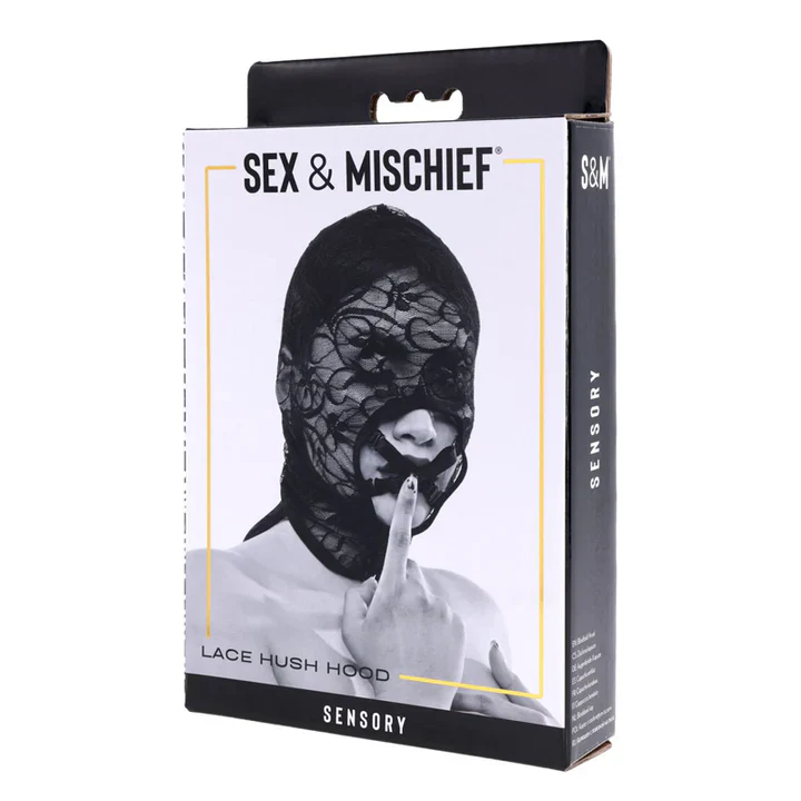Sex & Mischief Lace Hush Hood by Sportsheets