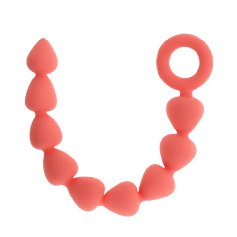 Sex & Mischief Peaches n Cream Anal Beads by Sport Sheets
