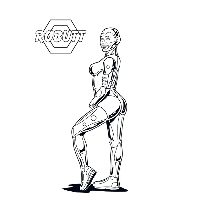 Sexy Butts Coloring Book by Wood Rocket - Image 2