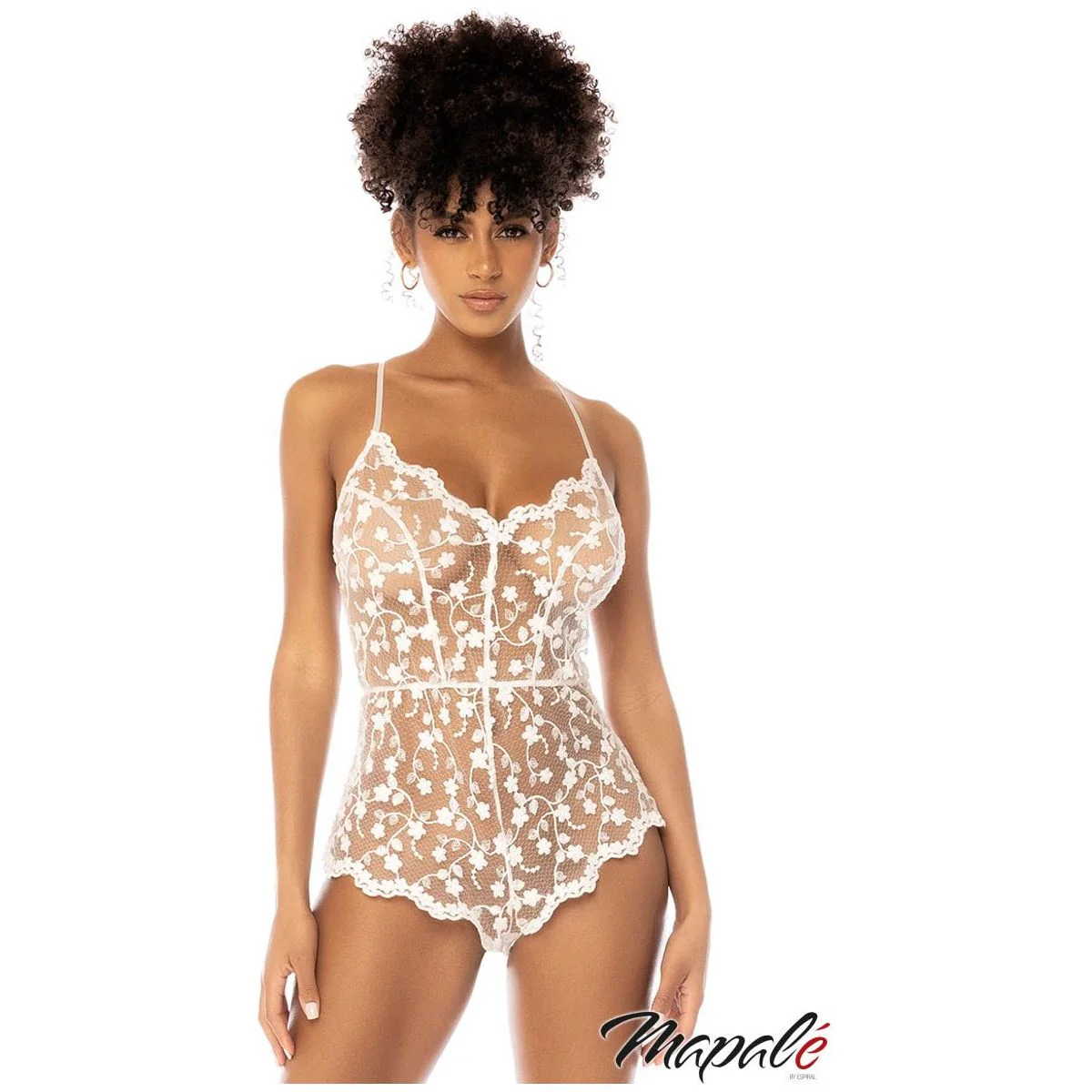 Sheer Floral Romper by Mapale - Image 5