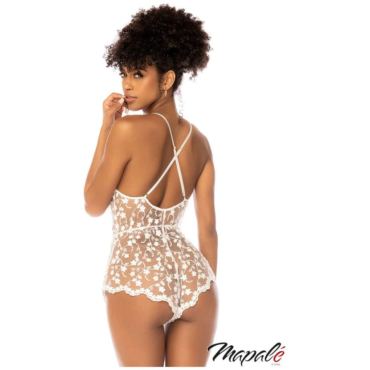 Sheer Floral Romper by Mapale - Image 6