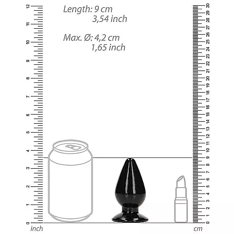 Realrock Anal Plug 3.5" by Shots - Image 6