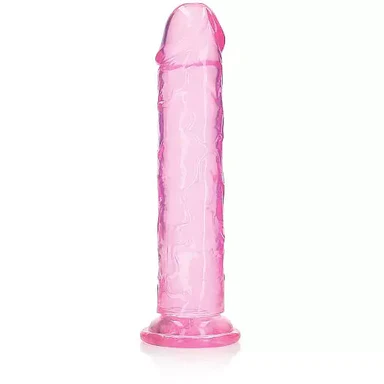Realrock Crystal Clear Straight Dildo 6" by Shots