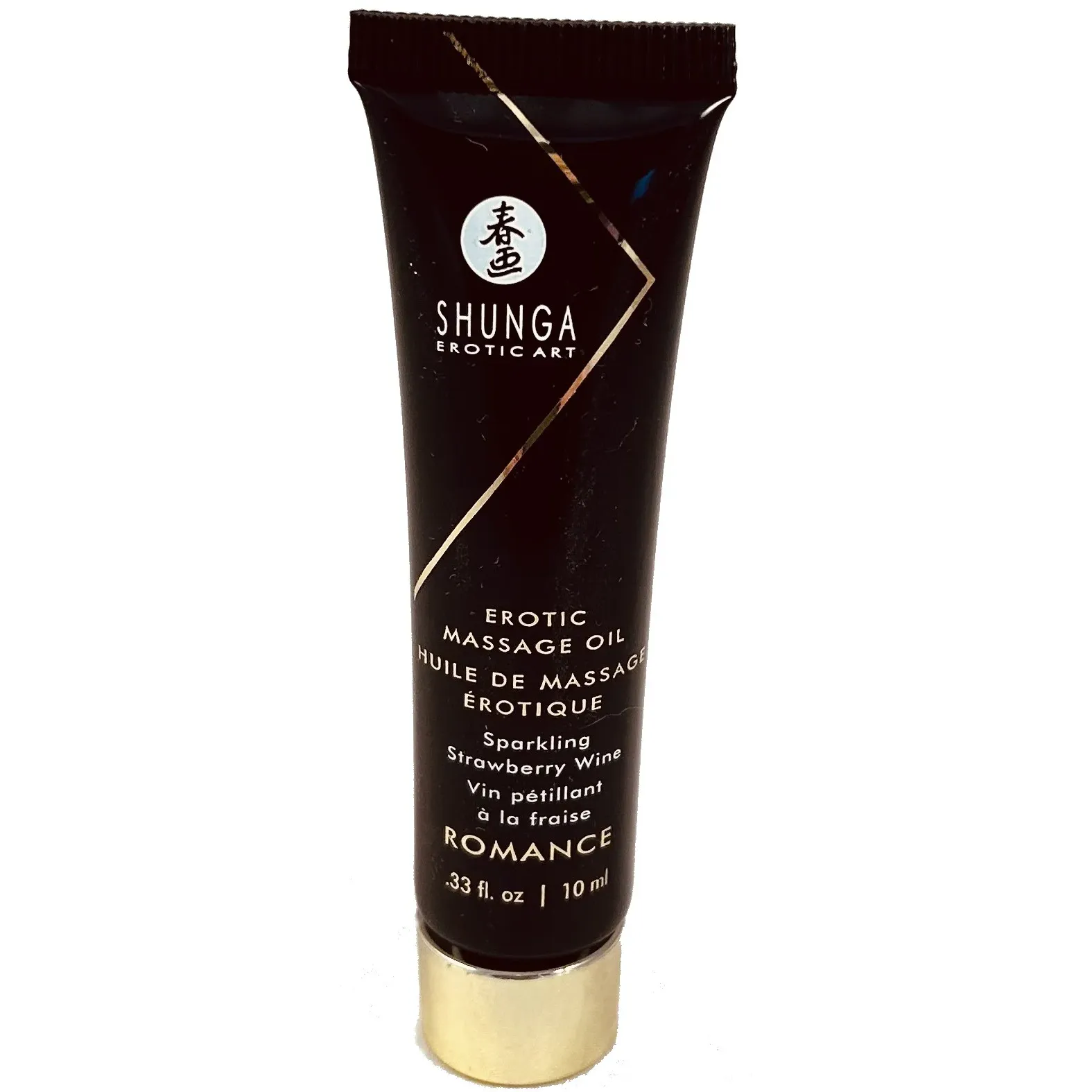 Romance Sparkling Strawberry Wine Massage Oil by Shunga - Image 2