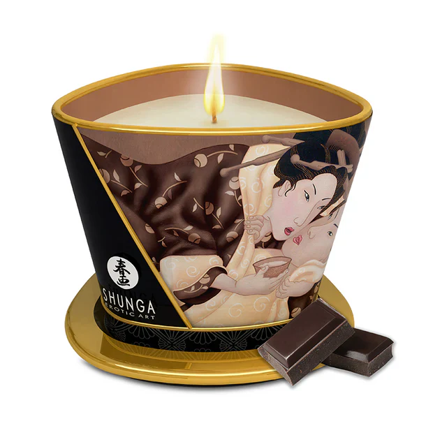Shunga Massage Candle Chocolate - Image 3