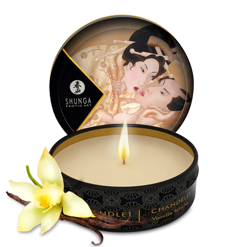 Shunga Massage Candle Vanilla Fetish