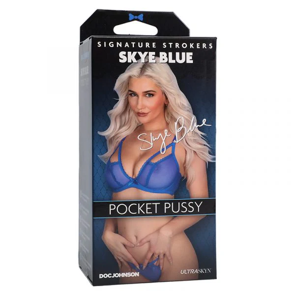 Signature Strokers Skye Blue Masturbator by Doc Johnson - Image 2