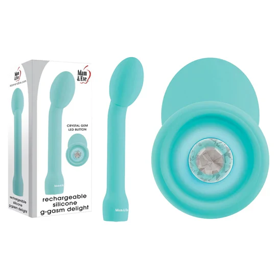 Rechargeable Silicone G-Gasm Delight Vibrator 7" by Adam & Eve