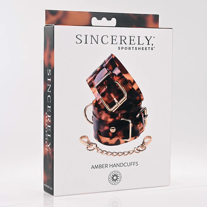Sincerely Amber Handcuffs by Sportsheets