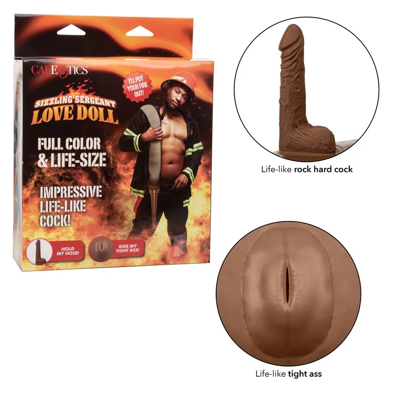 Sizzling Sergeant Male Inflatable Sex Doll by Cal Exotics