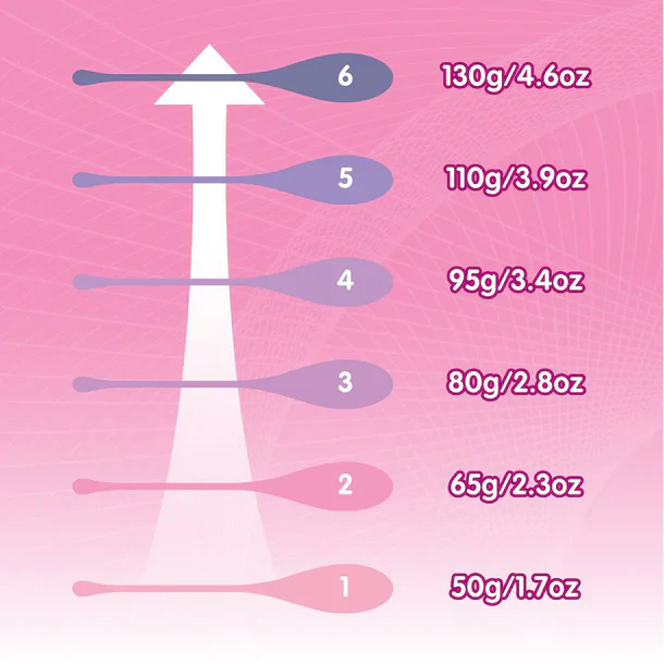 Skins Kegel Exercise Set 6pc by Creative Concepts - Image 2