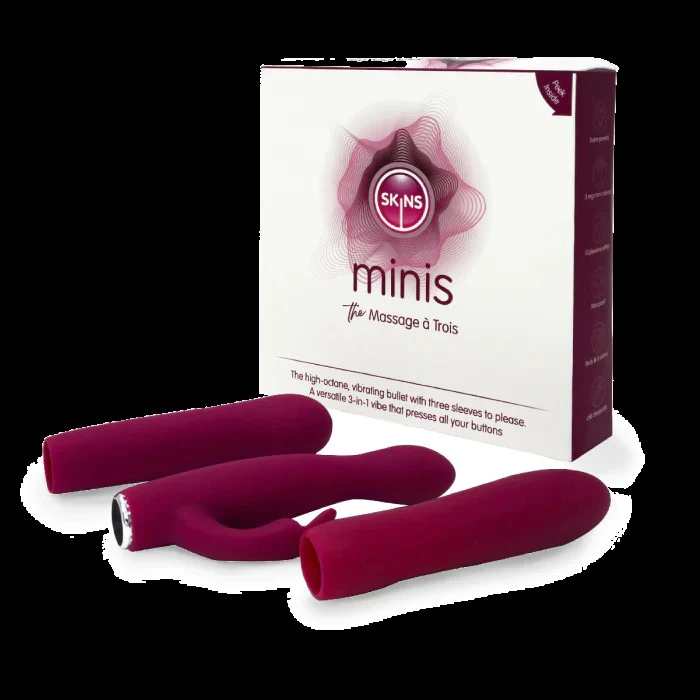 Minis Massage A Trois Vibrator 5" by Skins