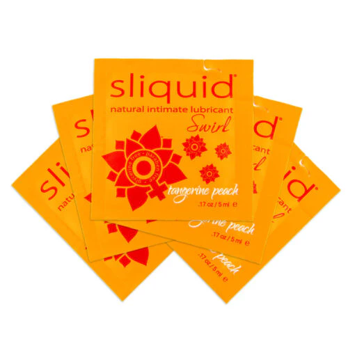 Swirl Flavored Lubricant Tangerine Peach by Sliquid - Image 2