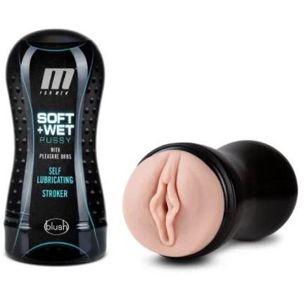 M for Men Soft & Wet Pussy Masturbator by Blush Novelties - Image 2