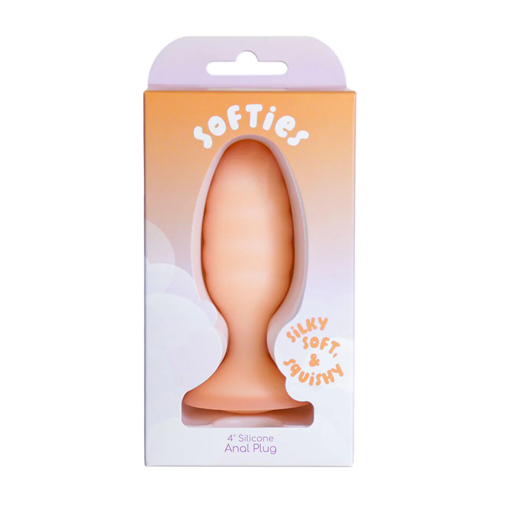 Softies 4" Dual Layer Anal Plug by Bms Factory - Image 2
