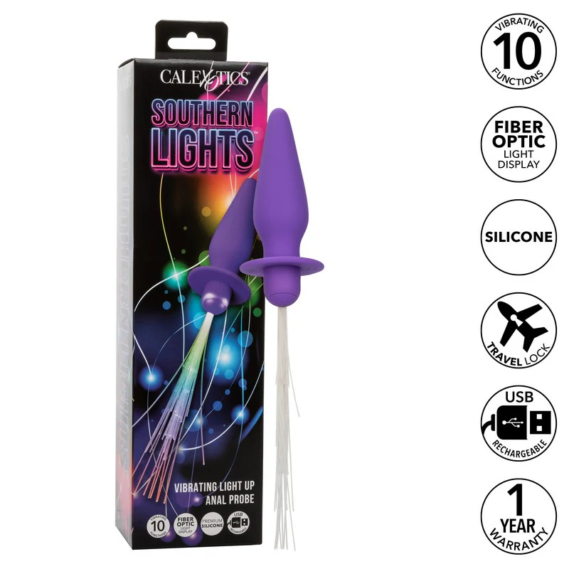 Southern Lights Vibrating Anal Probe by Cal Exotics - Image 3
