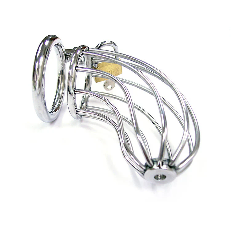 Stainless Steele Chastity Cock Cage by Rouge