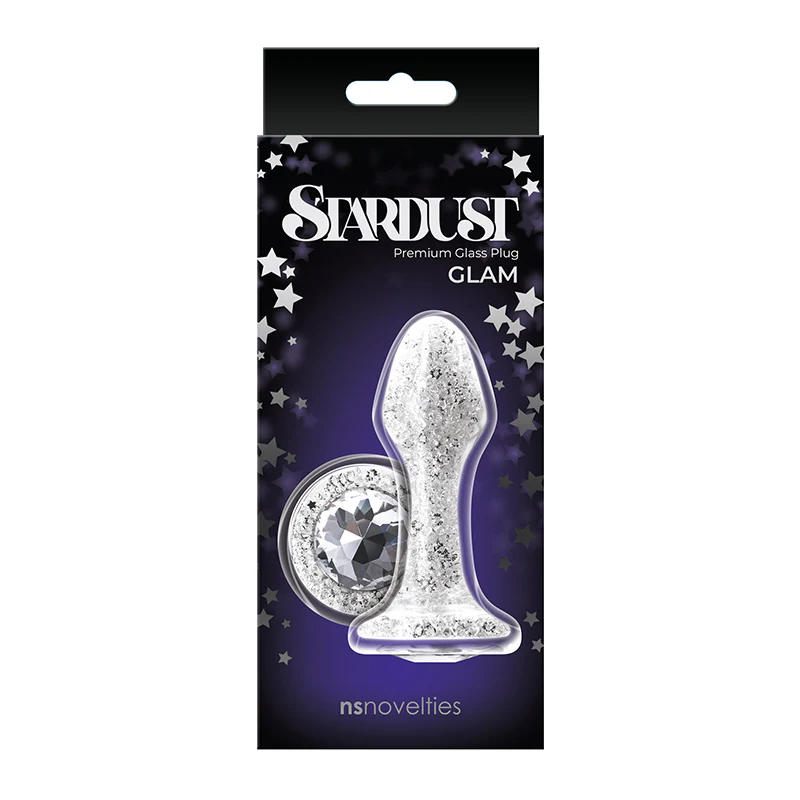 Stardust Glams Glass Anal Plug by NS Novelties - Image 2