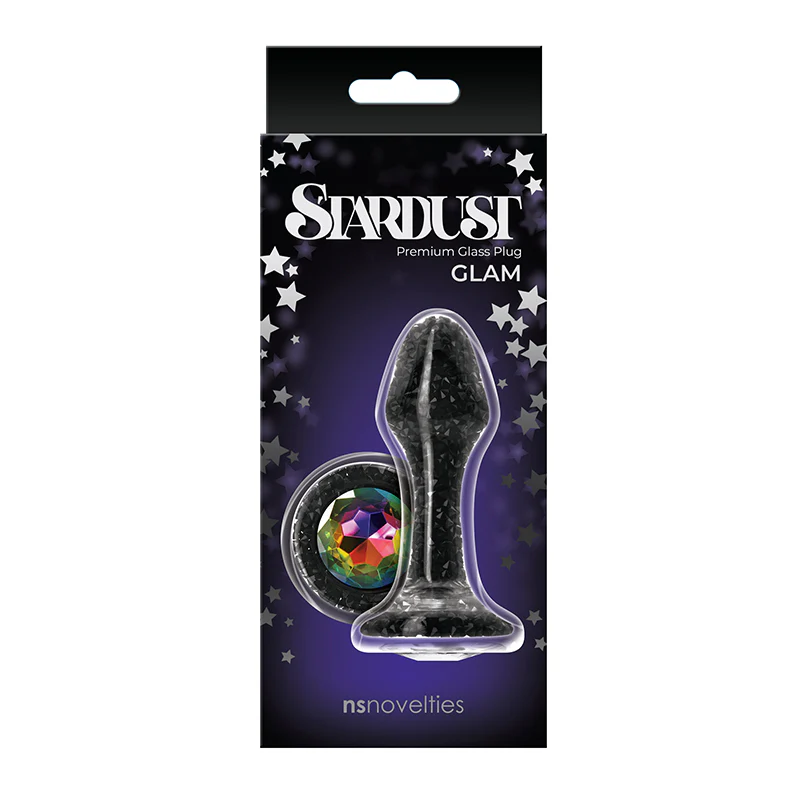 Stardust Glams Glass Anal Plug by NS Novelties - Image 3