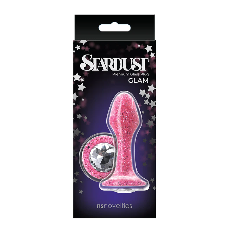 Stardust Glams Glass Anal Plug by NS Novelties - Image 4