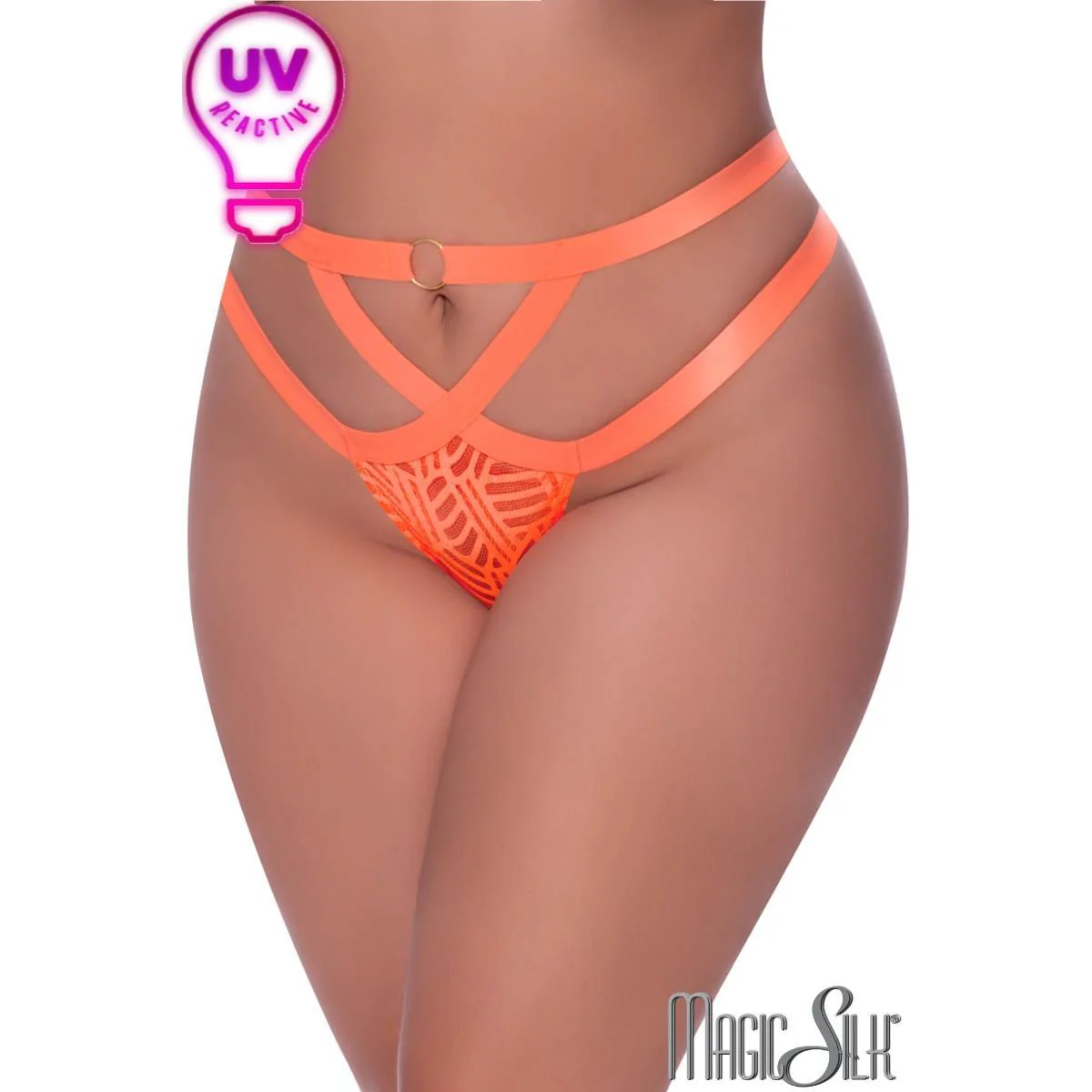 Strappy Striped Thong by Magic Silk - Image 7