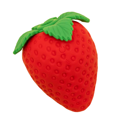 Strawberry Vibrating Massager by Emojibator