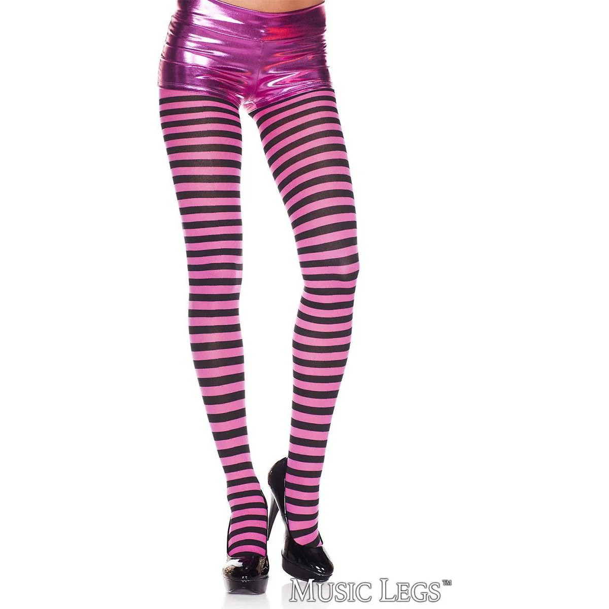 Striped Nylons by Music Legs - Image 2