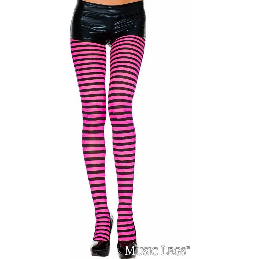Striped Nylons by Music Legs - Image 3